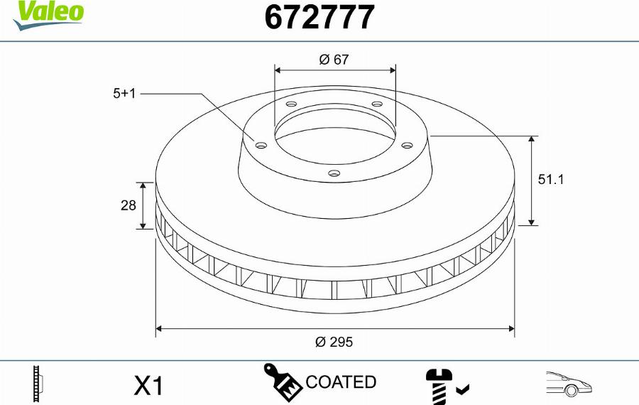 Valeo 672777 - Kočioni disk www.molydon.hr