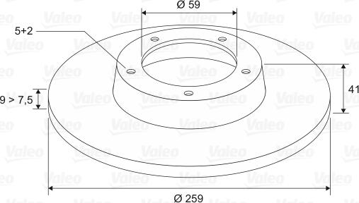 Valeo 197492 - Kočioni disk www.molydon.hr