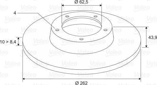 Valeo 197456 - Kočioni disk www.molydon.hr