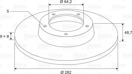 Valeo 197462 - Kočioni disk www.molydon.hr