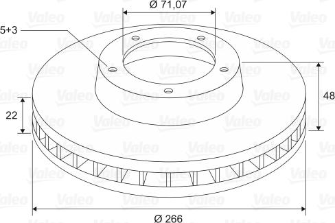 Valeo 197590 - Kočioni disk www.molydon.hr