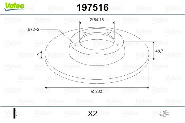 Valeo 197516 - Kočioni disk www.molydon.hr