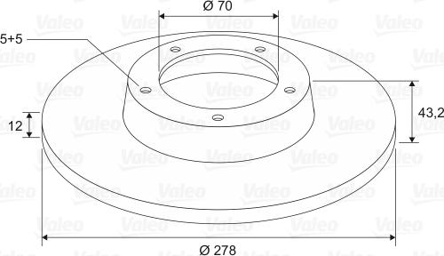 Valeo 197584 - Kočioni disk www.molydon.hr