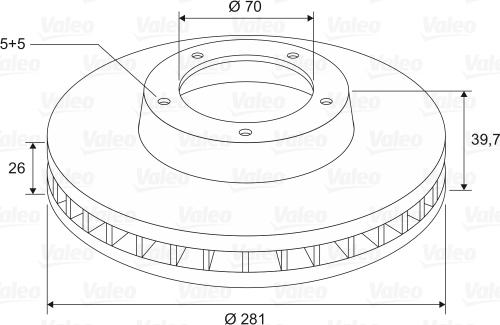 Valeo 197586 - Kočioni disk www.molydon.hr