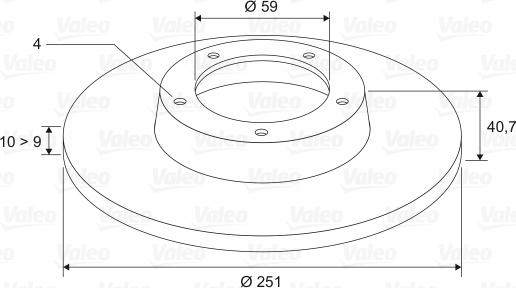 Valeo 197534 - Kočioni disk www.molydon.hr