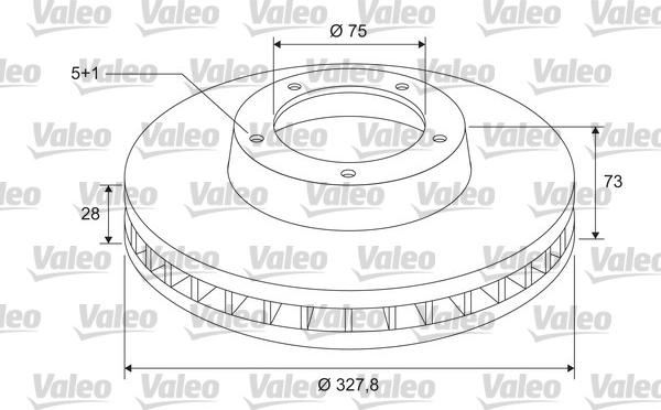 Valeo 197575 - Kočioni disk www.molydon.hr