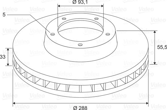 Valeo 197694 - Kočioni disk www.molydon.hr