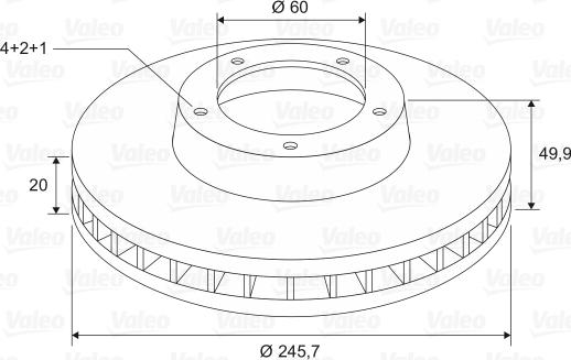 Valeo 197654 - Kočioni disk www.molydon.hr