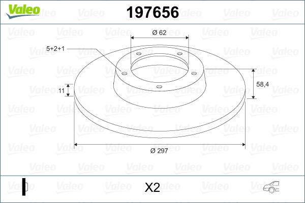 Valeo 197656 - Kočioni disk www.molydon.hr