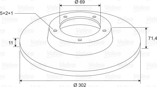 Valeo 197601 - Kočioni disk www.molydon.hr