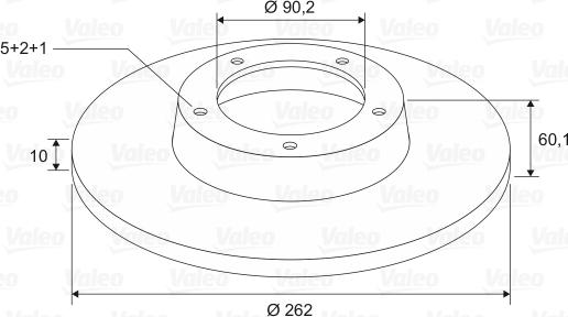 Valeo 197603 - Kočioni disk www.molydon.hr