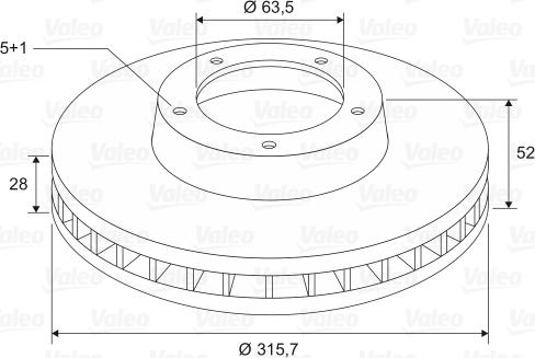 Valeo 197616 - Kočioni disk www.molydon.hr