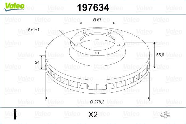 Valeo 197634 - Kočioni disk www.molydon.hr