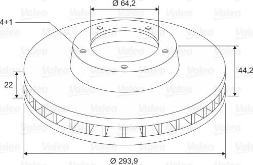 Valeo 197637 - Kočioni disk www.molydon.hr