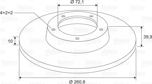 Valeo 197625 - Kočioni disk www.molydon.hr