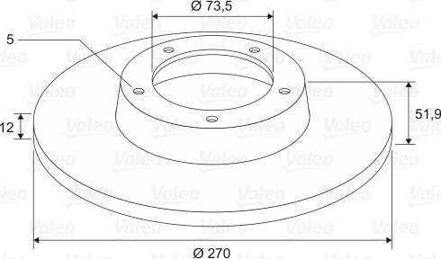 Valeo 197679 - Kočioni disk www.molydon.hr