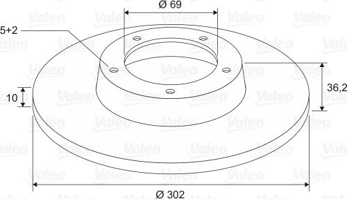 Valeo 197673 - Kočioni disk www.molydon.hr