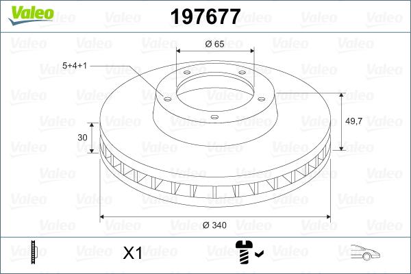 Valeo 197677 - Kočioni disk www.molydon.hr