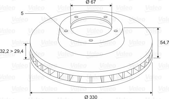 Valeo 197092 - Kočioni disk www.molydon.hr