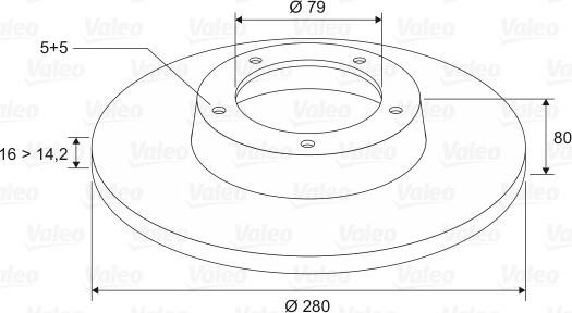 Valeo 197097 - Kočioni disk www.molydon.hr