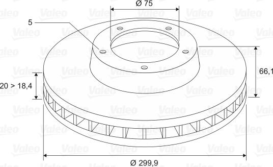 Valeo 197049 - Kočioni disk www.molydon.hr