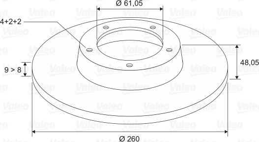 Valeo 197014 - Kočioni disk www.molydon.hr