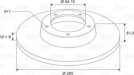 Valeo 197016 - Kočioni disk www.molydon.hr