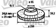 Valeo 197086 - Kočioni disk www.molydon.hr