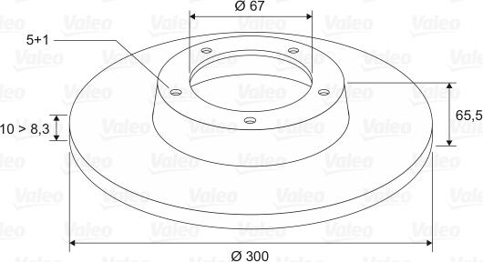 Valeo 197035 - Kočioni disk www.molydon.hr