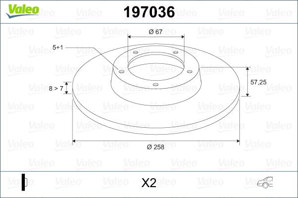 Valeo 197036 - Kočioni disk www.molydon.hr