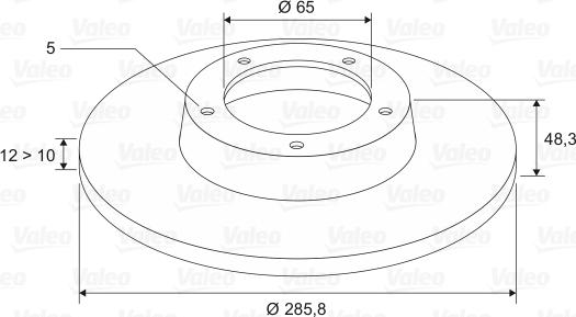 Valeo 197031 - Kočioni disk www.molydon.hr