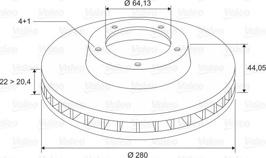 Valeo 197074 - Kočioni disk www.molydon.hr