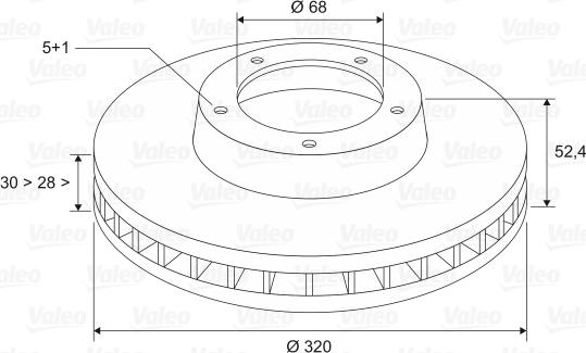 Valeo 197196 - Kočioni disk www.molydon.hr