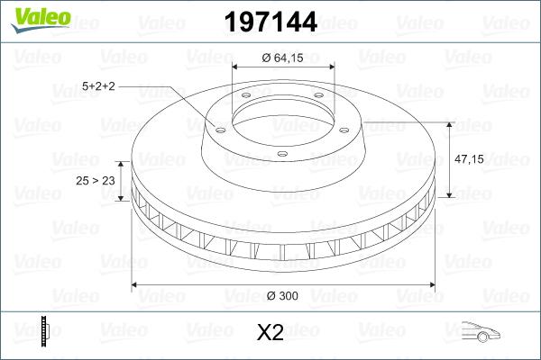 Valeo 197144 - Kočioni disk www.molydon.hr