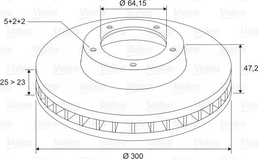 Valeo 197145 - Kočioni disk www.molydon.hr