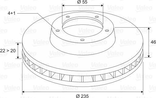 Valeo 197161 - Kočioni disk www.molydon.hr