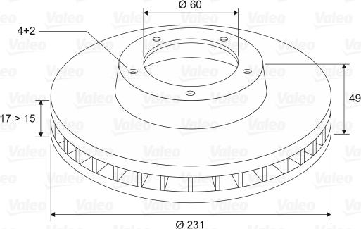 Valeo 197163 - Kočioni disk www.molydon.hr