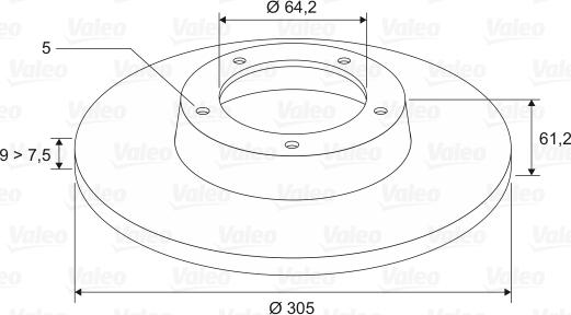 Valeo 197102 - Kočioni disk www.molydon.hr