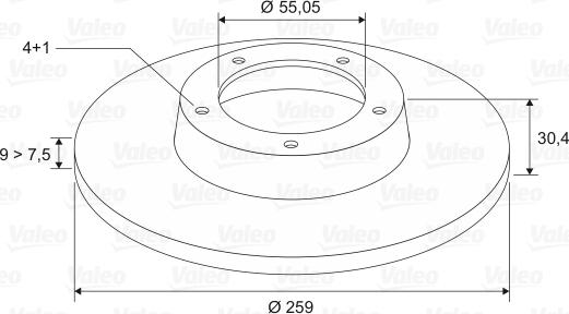 Valeo 197113 - Kočioni disk www.molydon.hr