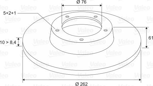 Valeo 197121 - Kočioni disk www.molydon.hr