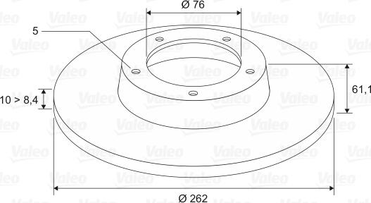 Valeo 197123 - Kočioni disk www.molydon.hr