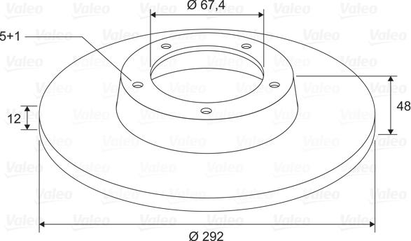 Valeo 197809 - Kočioni disk www.molydon.hr