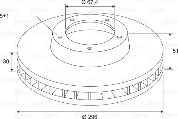 Valeo 197807 - Kočioni disk www.molydon.hr