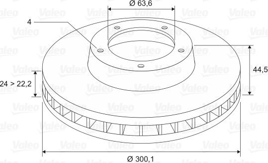 Valeo 197376 - Kočioni disk www.molydon.hr