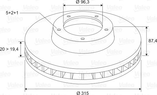 Valeo 197209 - Kočioni disk www.molydon.hr