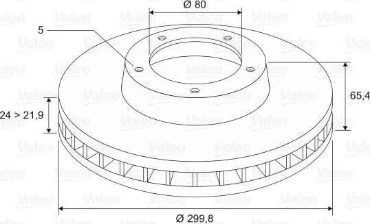 Valeo 197228 - Kočioni disk www.molydon.hr