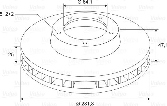 Valeo 197714 - Kočioni disk www.molydon.hr