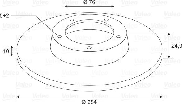 Valeo 197736 - Kočioni disk www.molydon.hr