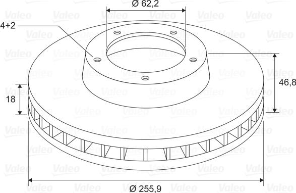 Valeo 197773 - Kočioni disk www.molydon.hr