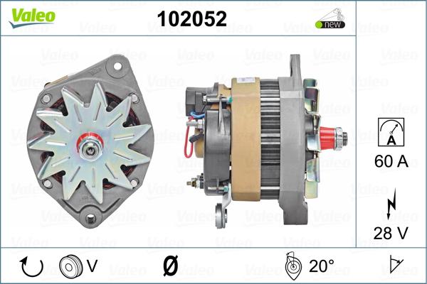 Valeo 102052 - Alternator www.molydon.hr